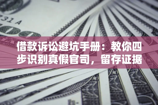 北京借款诉讼避坑手册：教你四步识别真假官司，留存证据不踩雷