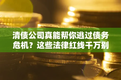 北京清债公司真能帮你逃过债务危机？这些法律红线千万别踩