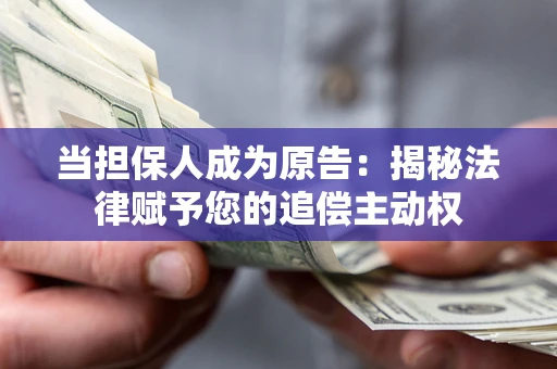 北京当担保人成为原告:揭秘法律赋予您的追偿主动权 北京当担保人成为原告:揭秘法律赋予您的追偿主动权